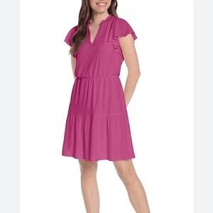 London Times Knit Textured Dress NWT Size Large